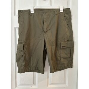 Smith's Men's Performance Stretch Cargo Shorts Olive Green Size 38 New Camping